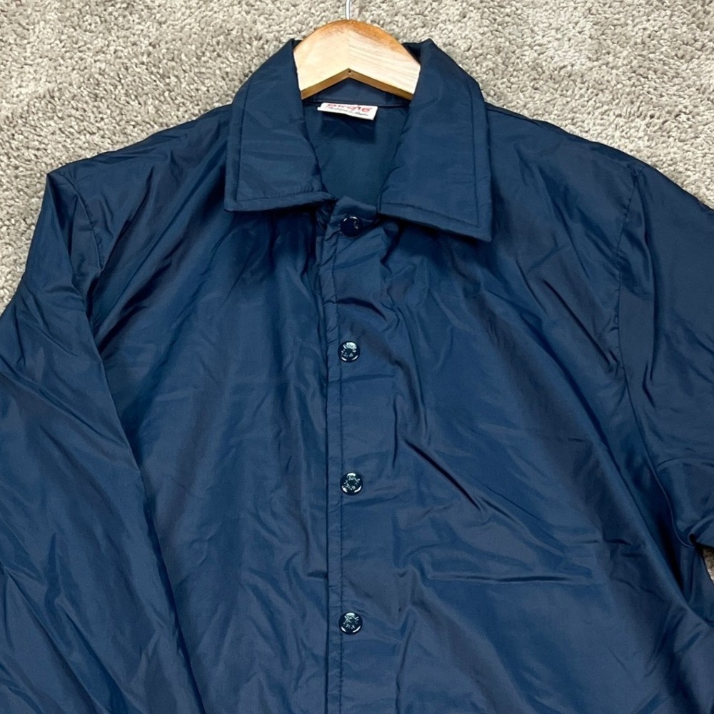 VTG Birdie by Richard A Leslie Jacket Mens Medium Blue Windbreaker Made in USA - Picture 2 of 10